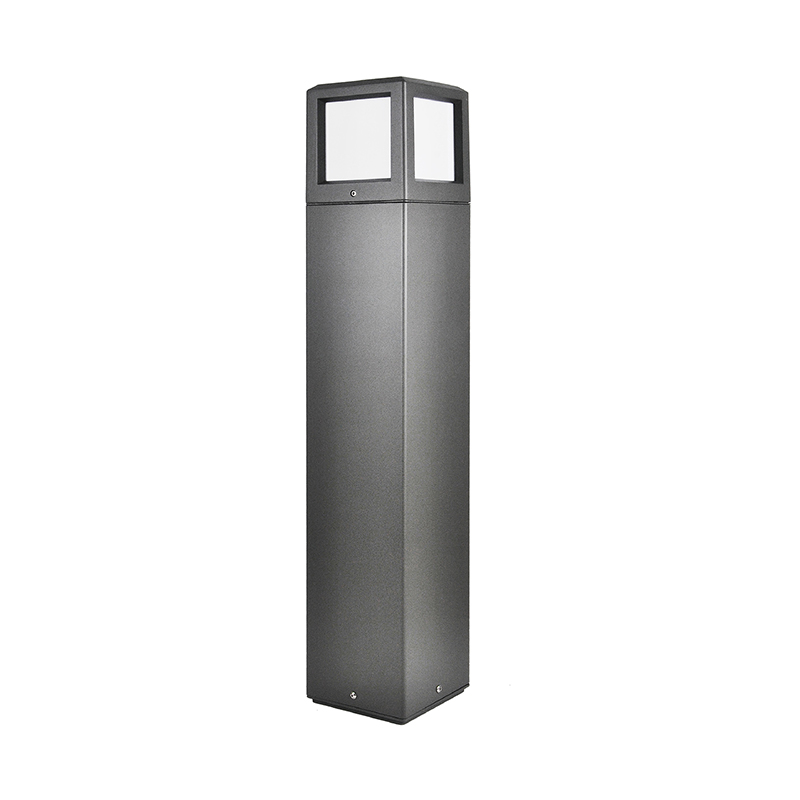 YMLED-6208 مصابيح حديقة بولارد LED من الألومنيوم ذات نموذج مربع